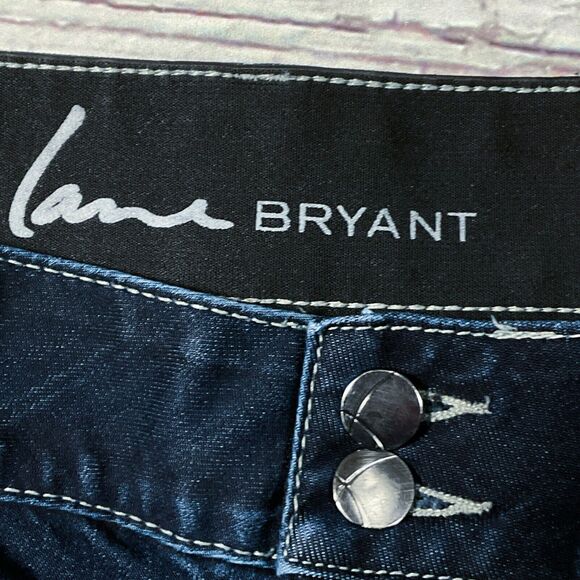 Lane Bryant Womens Jeans sz 20 Dark Wash Skinny Ankle x29" Cotton Denim Stretch - Picture 4 of 11